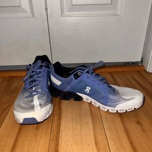 On Cloud flow 3.0 Marina Blue White Running Shoes Women's Size 10